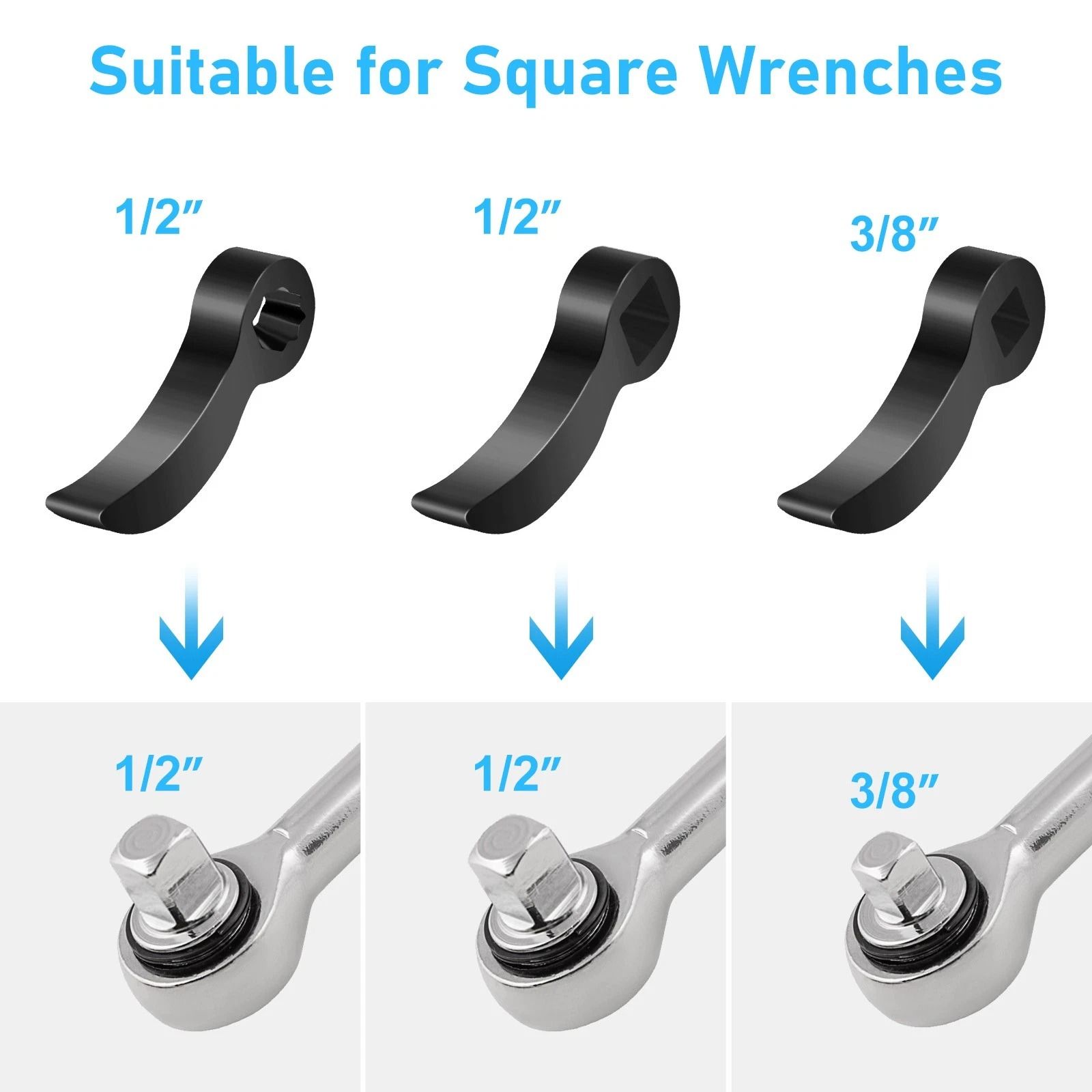 Multi-Angle Pry Bar Adapter, High-Strength Carbon Steel, Flexible Leverage