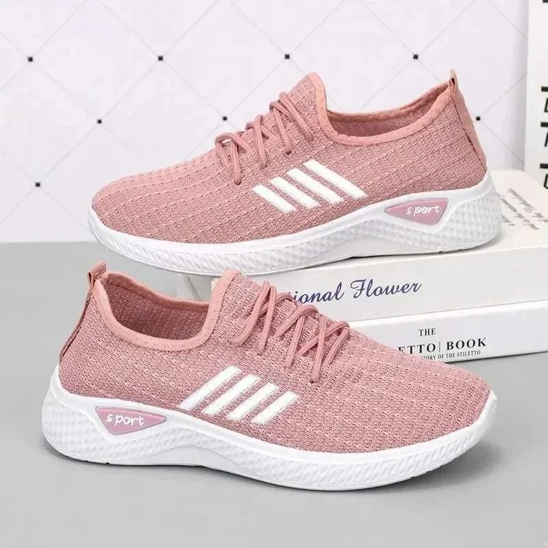 Women Mesh Low Top Running Sneakers Casual Lightweight Breathable Shoes