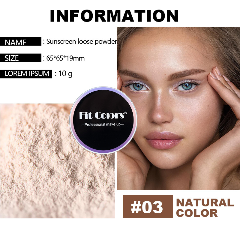 Concealer Smoothing Powder Waterproof, Sweat Resistant and Oil Resistant, Lightweight Setting Makeup Powder