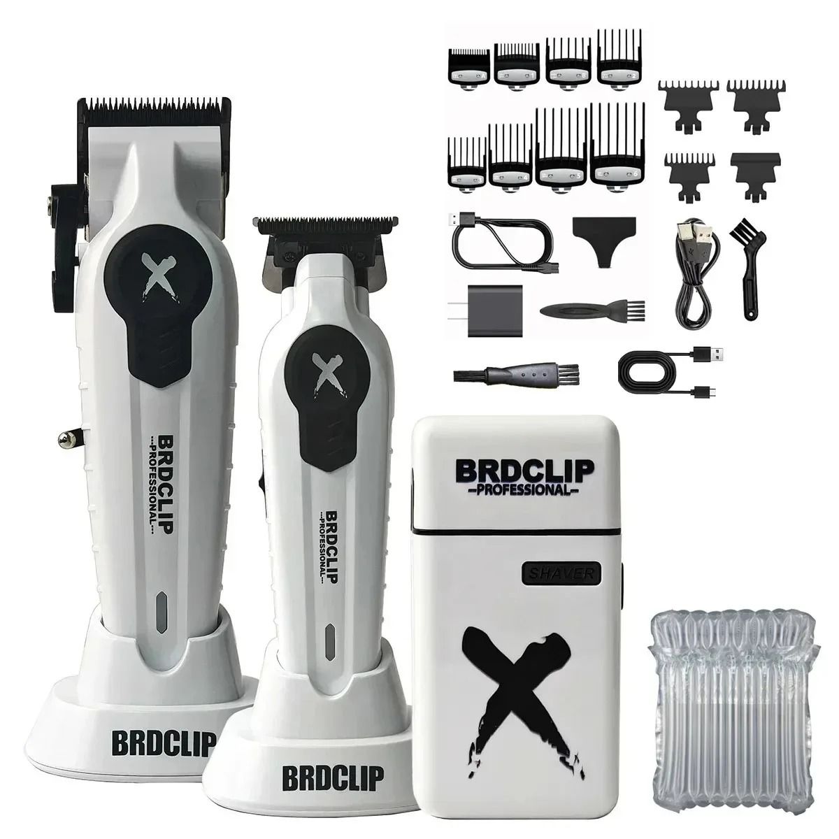 BRDCLIP X Series Professional Hair Clipper Trimmer and Shaver Set