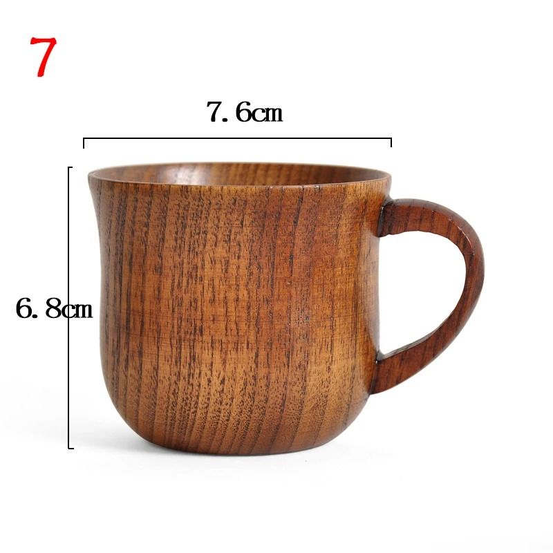 Wooden Big Belly Cup Handmade from Natural Spruce