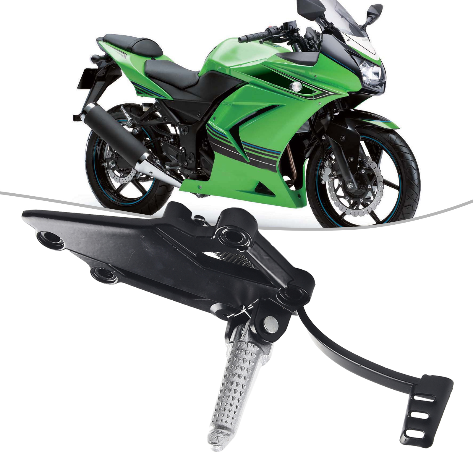 Motorcycle Foot Peg Bracket Brake Pedal Lever Assembly for EX Models