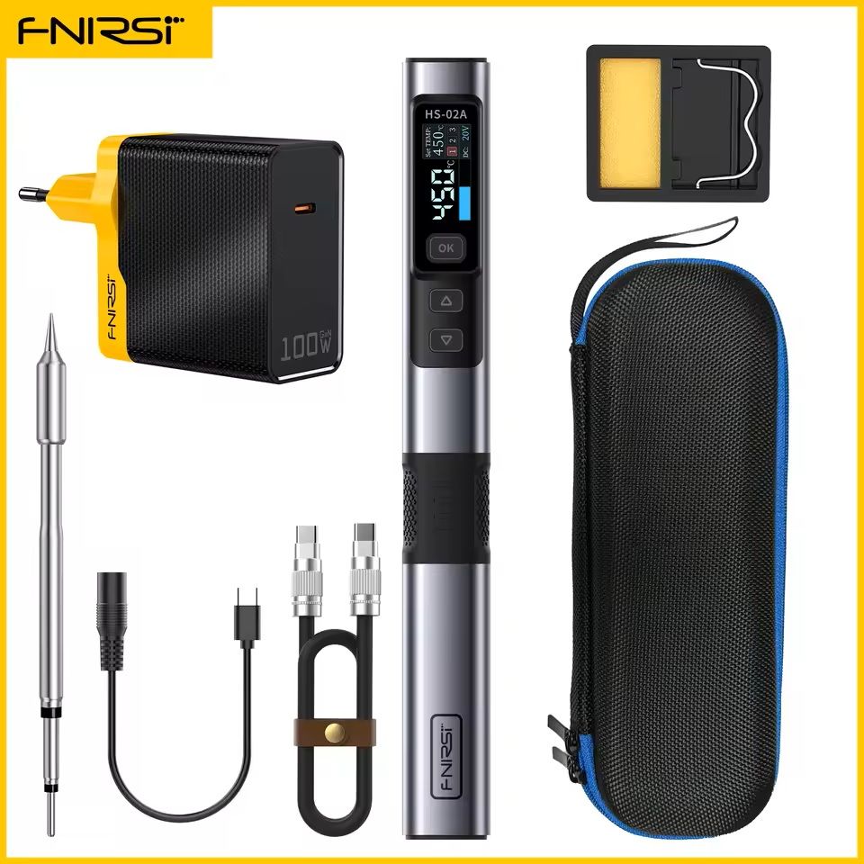 Smart Soldering Station 100W Adjustable Electric Iron Kit with Temperature Control
