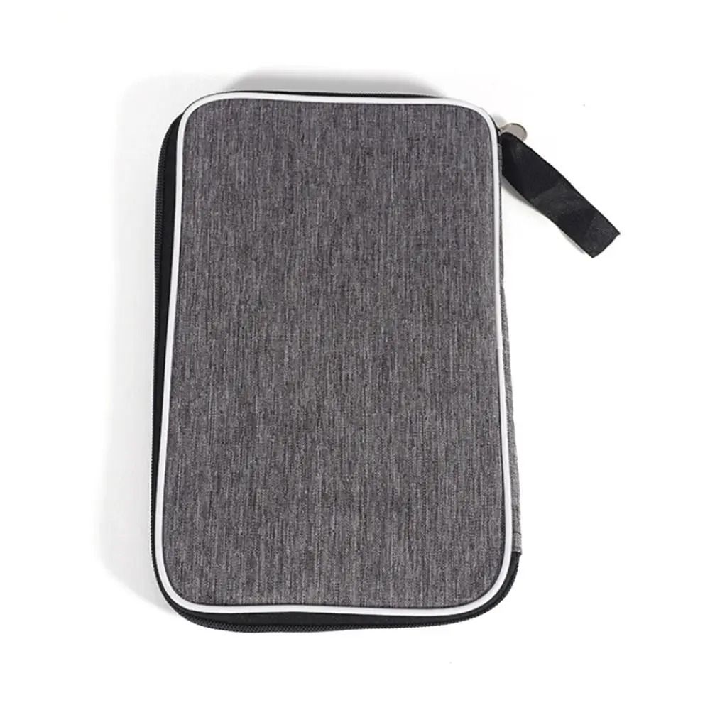 Table Tennis Racket Bag Ping Pong Paddle Case with Belt Portable Storage Cover