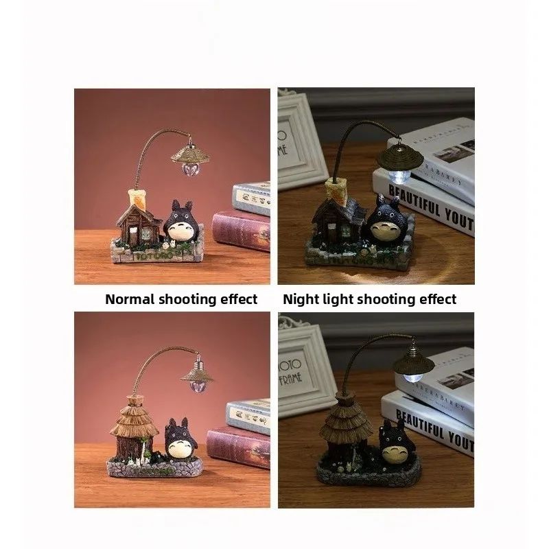 Cartoon Wooden House Night Light