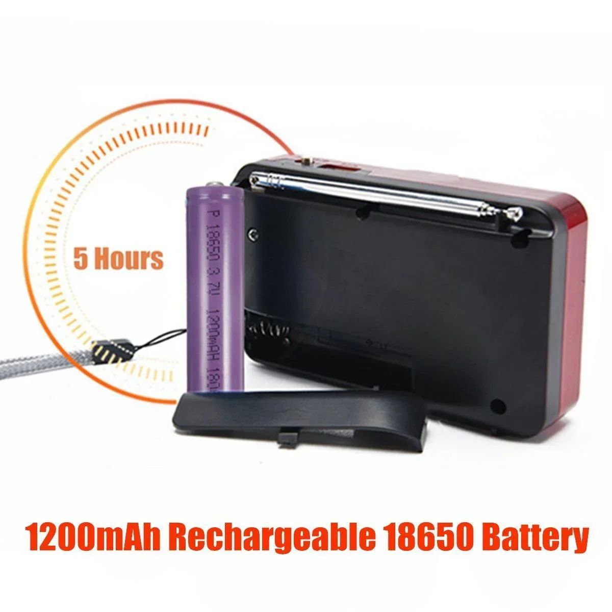 STONEGO Multifunctional Solar & Hand-Crank Emergency Radio Charger