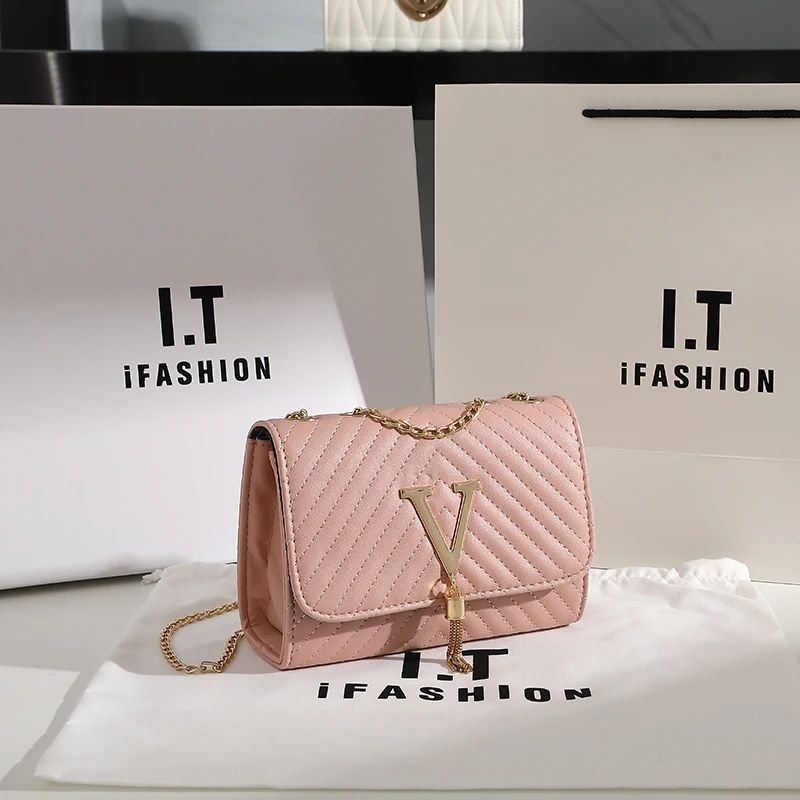 Embroidered Sequin Crossbody Bag Womens Luxury Tassel Shoulder Purse