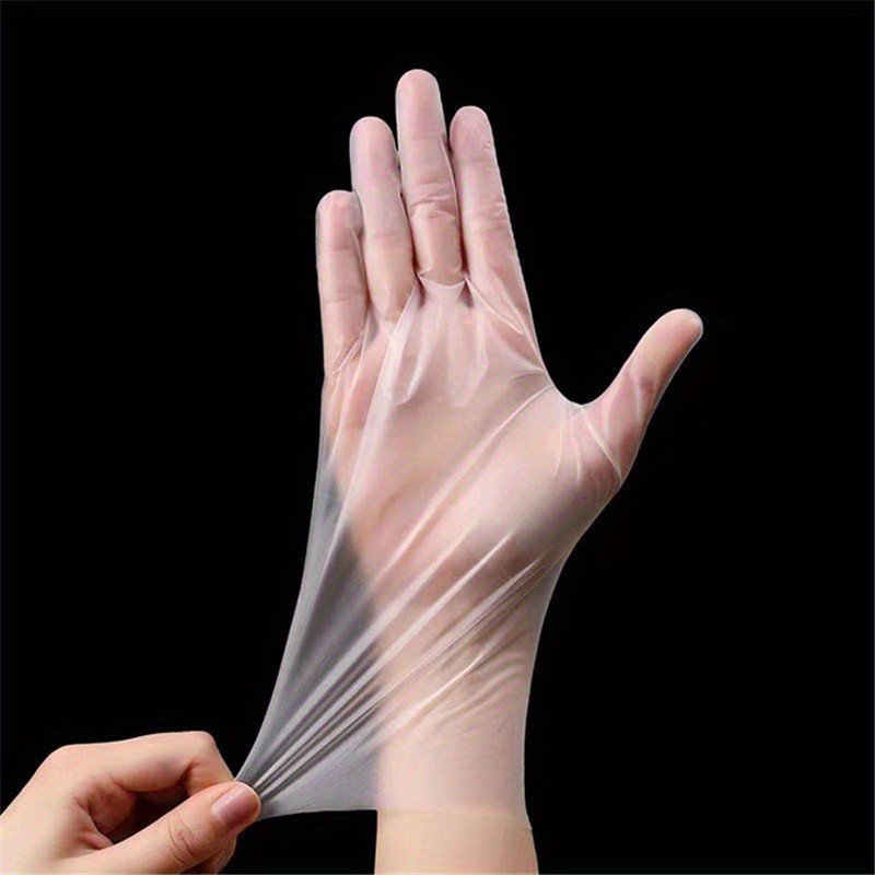 Disposable Gloves, Powder Free and Latex Free, Ideal for Kitchen and Bathroom Cleaning