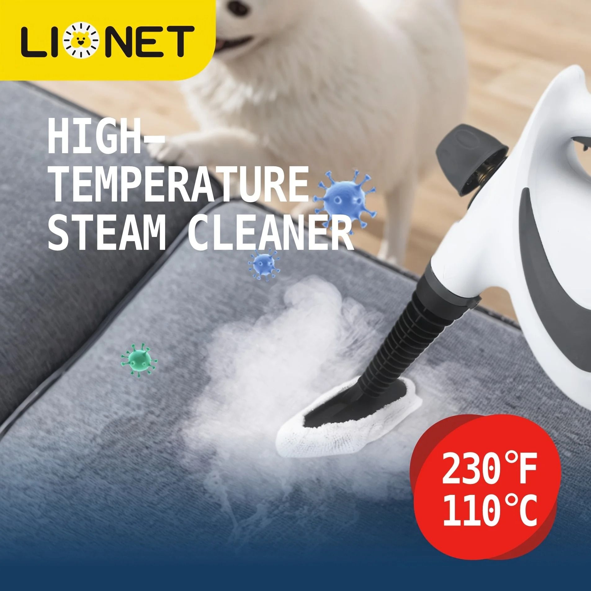 Handheld Steam Cleaner Multi Surface Chemical Free High Pressure Cleaning Tool