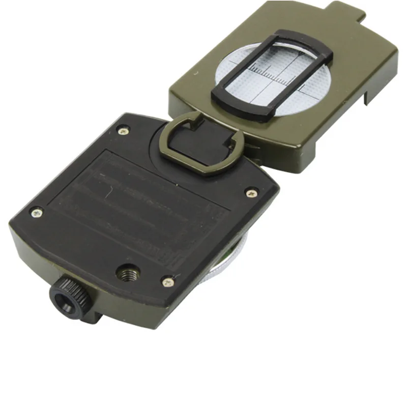 High Precision Military Lensatic Compass Waterproof Hiking Survival Navigation Tool