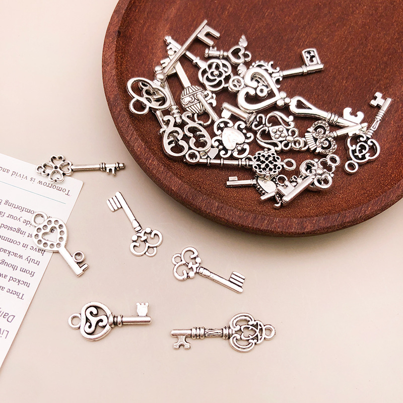 DIY Metal Charms for Jewelry Making – 50g Zinc Alloy Pendants for Bracelets & Necklaces Crafting Supplies