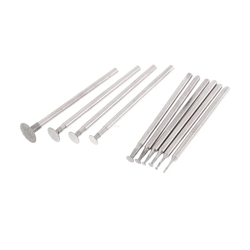 Diamond Grinding Bits Set, Ultra-Thin T Head Shank, Jade Carving & Engraving Tools