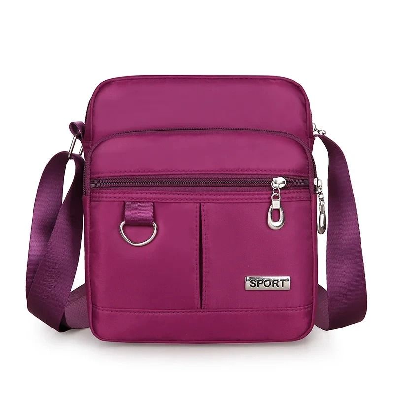 Multifunctional Waterproof Nylon Messenger Crossbody Bag