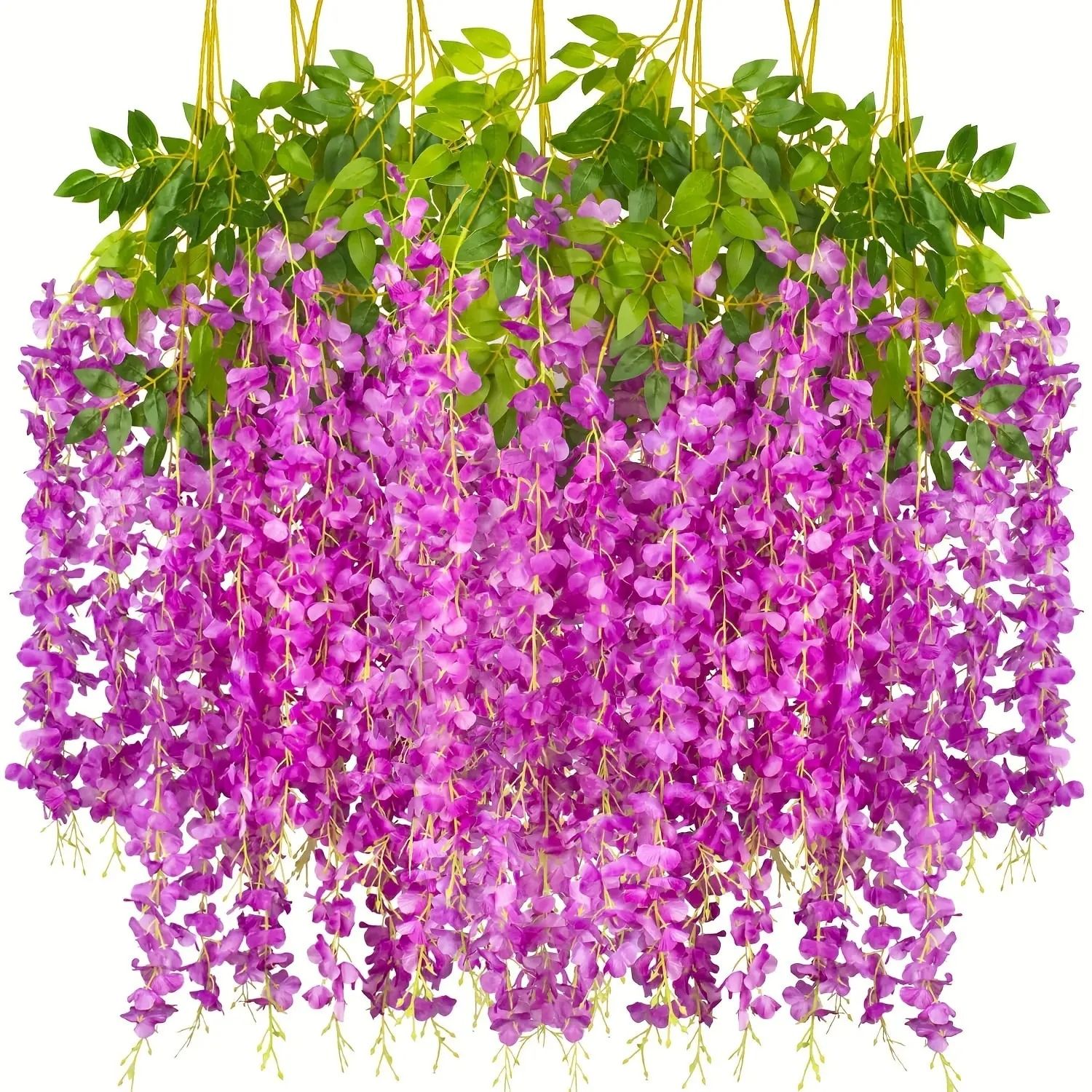 Botanical Violet Cascade | 108cm Artificial Floral Vine | Executive Studio & Wedding Sanctuary Decor