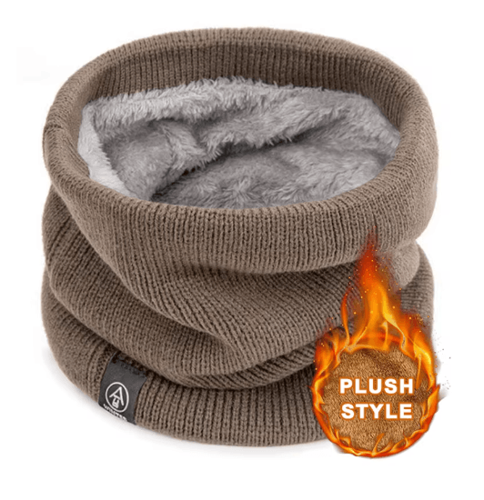 ThermaFlex Knitted Neck Warmer Soft Winter Sport Scarf for Men & Women