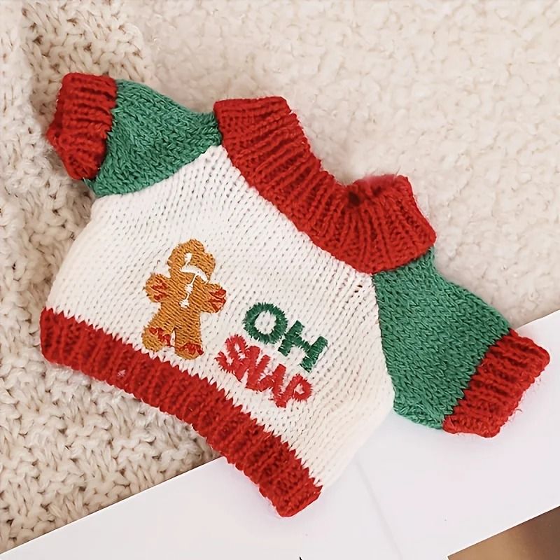 Festive Knit Car Gear Shift Cover Sweater Dustproof Universal Gear Lever Protector