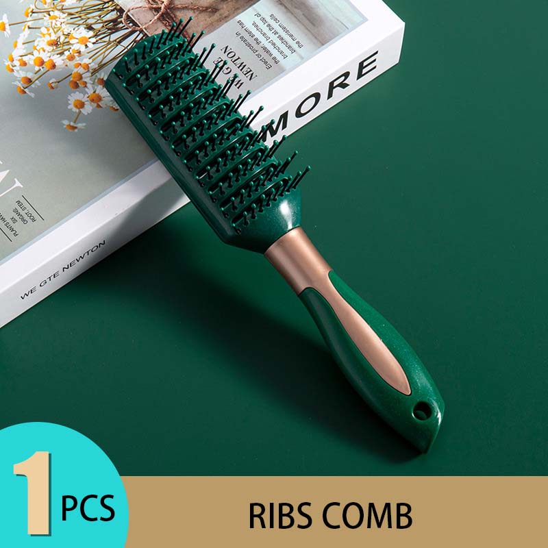 Hair Massage Cushion Comb Brush Detangle, Anti-Static, Scalp Relaxation, and Salon Styling Tool