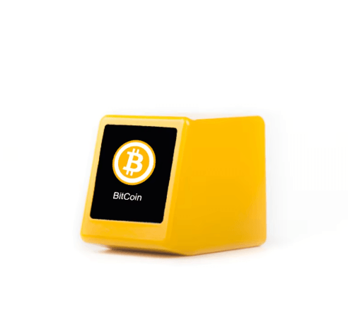 GeekMagic PRO Crypto Price Tracker Display – Real-Time Bitcoin & Stock Desktop Ticker