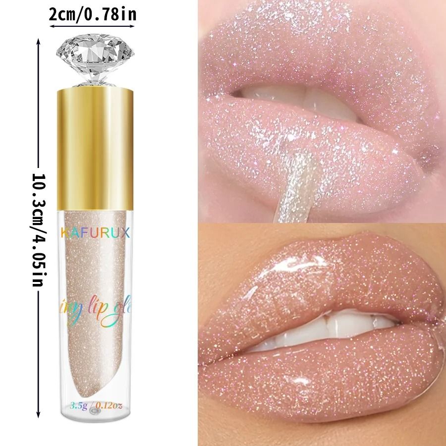 Moisturizing Diamond Shimmer Glitter Lip Gloss