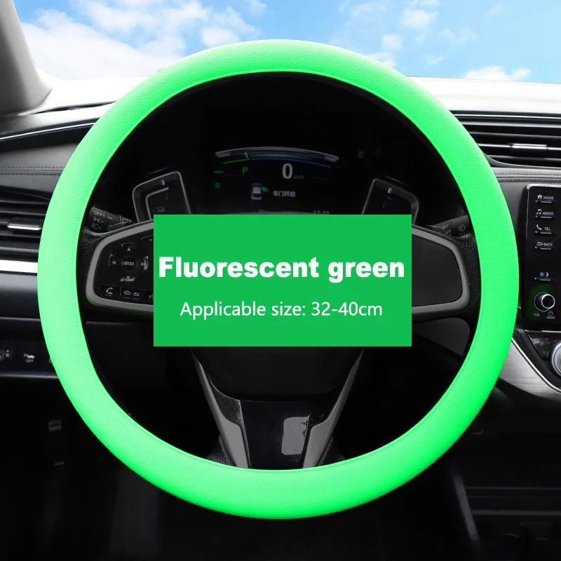 Universal Silicone Steering Wheel Cover Soft Elastic Grip