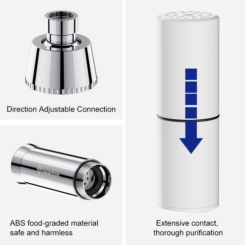 SPA Bathing Water Filter for Chlorine Removal Shower Filtration with Extra Cartridges