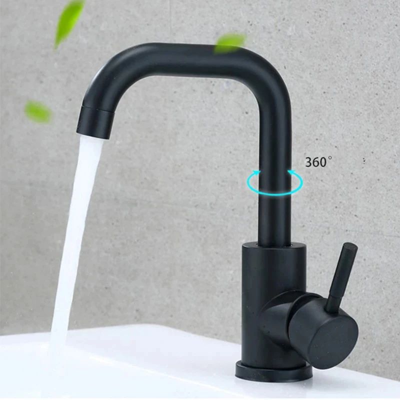 304 Stainless Steel Bathroom Sink Mixer Faucet
