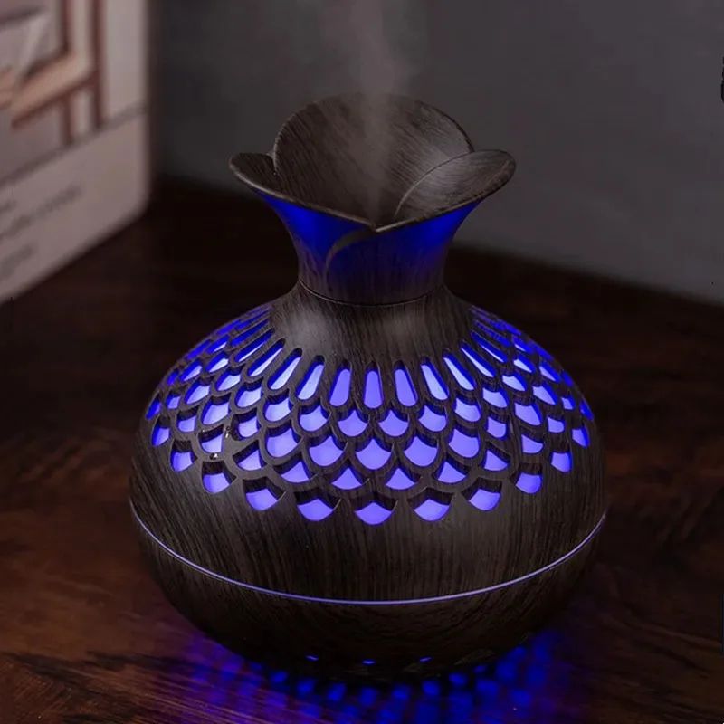 Wood Grain USB Aroma Humidifier 300ml