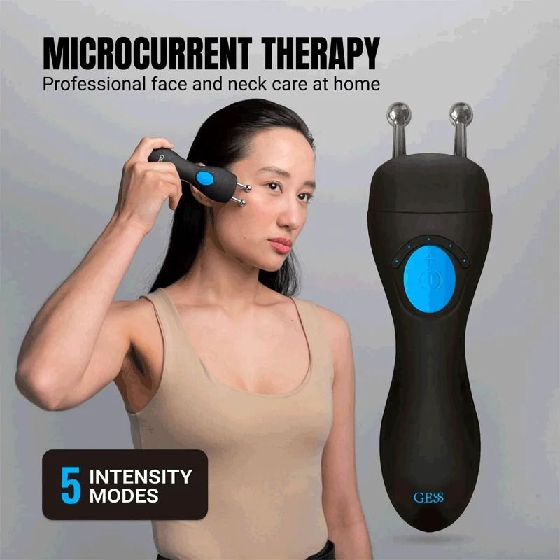 GESS Microcurrent Facial Device Face Lift Massager for Anti Aging Skin and Neck Care