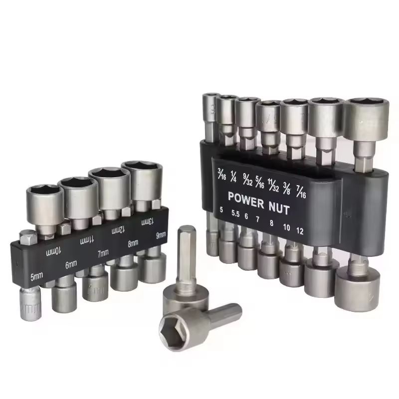ProDriver Magnetic Hex Nut Driver Bit & Socket Adapter Set