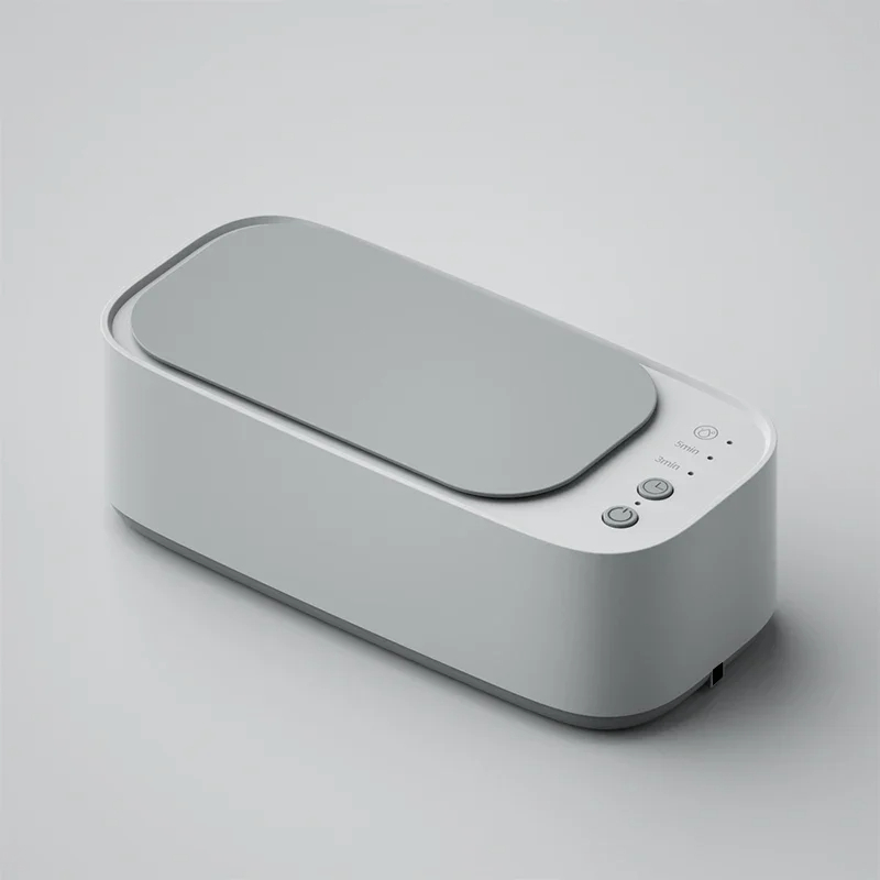 Mini Ultrasonic Cleaning Machine Adjustable High-frequency Vibration for Glasses Jewelry Pacifier Timed Cleaning Tool