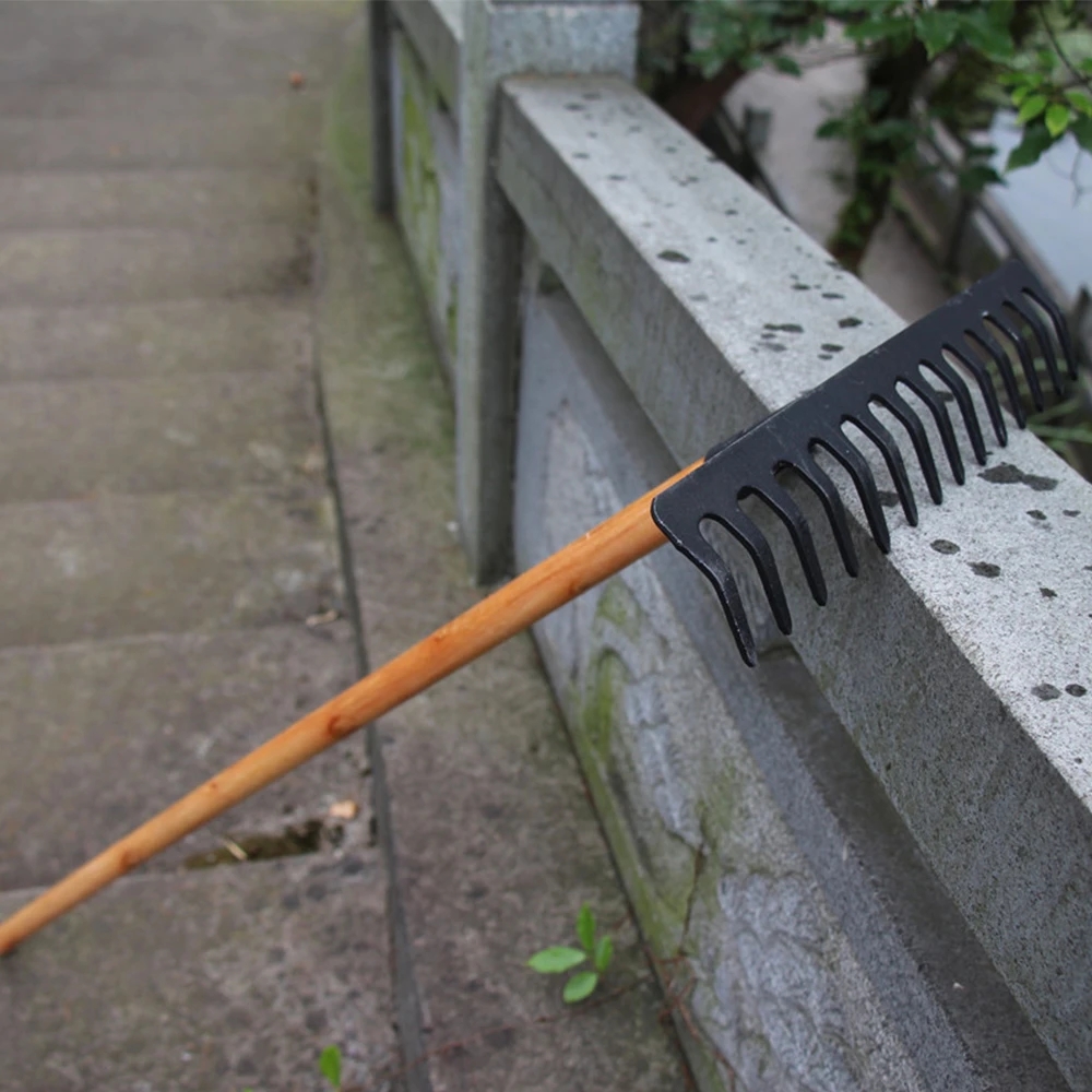 Garden Deciduous Rake, Pine Soil Rake, Agricultural Farm Gardening Tools