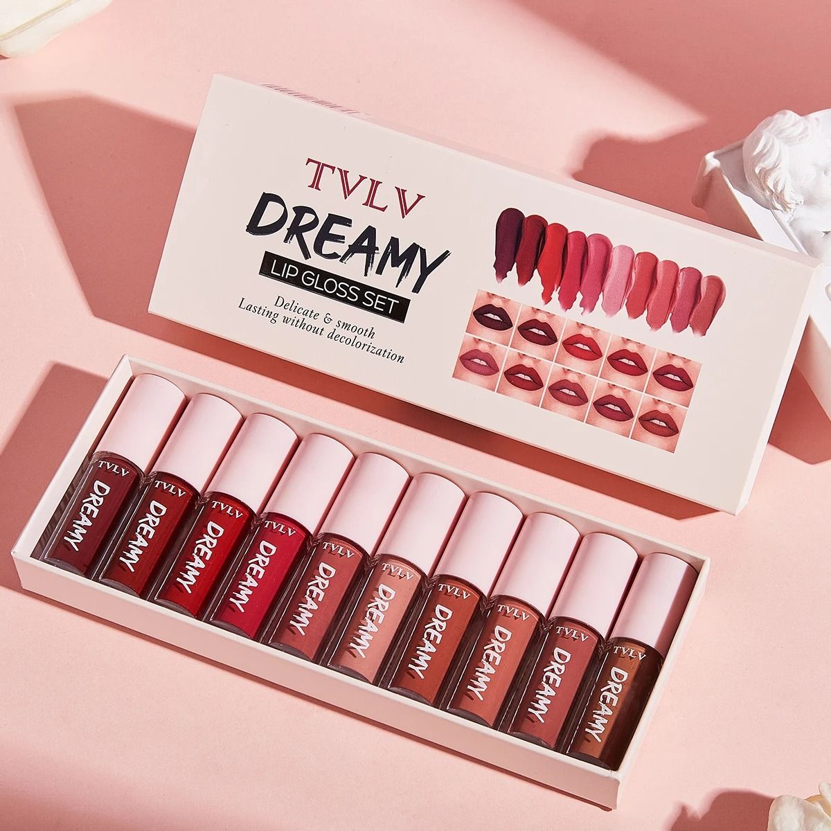 10 Color Lip Glaze Set