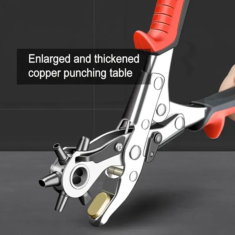 Multifunctional Leather Hole Punch Tool