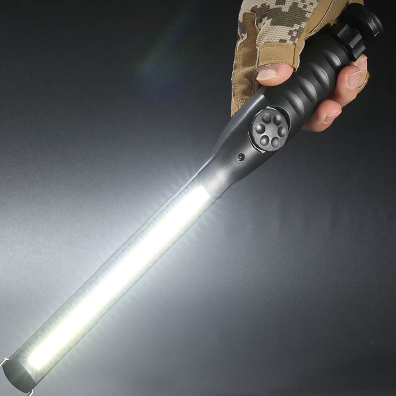 Portable COB Work Light with Magnetic Base Rechargeable LED Flashlight for Emergency & Car Repair
