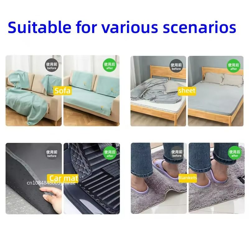 Extra Strong Adhesive Hook-and-Loop Fastener Tape – Double-Sided Carpet & Mounting Stickers (1–100PCS)