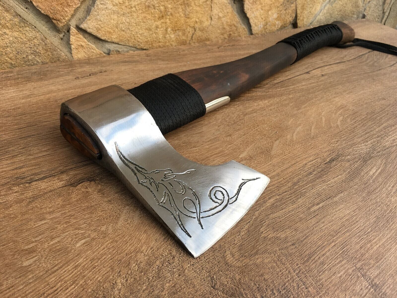 CUSTOM HAND MADE HIGH CARBON STEEL HUNTING VIKING TACTICAL TOMAHAWK HATCHETS AXE