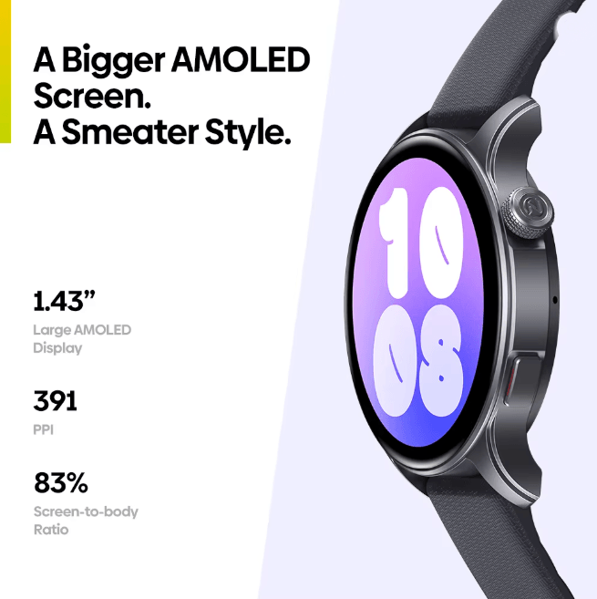 Zeblaze Btalk 3 GPS Smartwatch with AMOLED Display and Bluetooth Calling