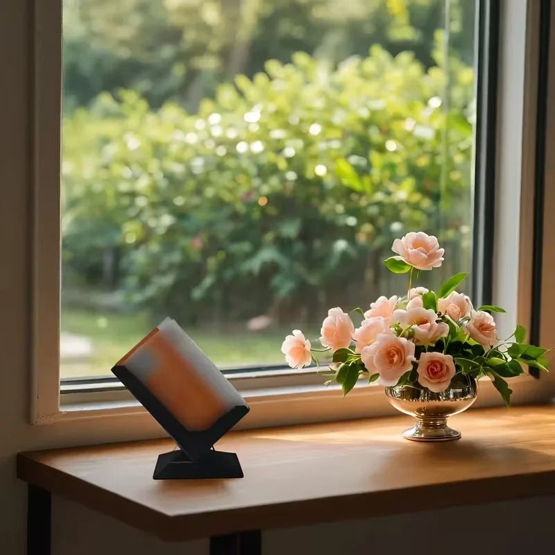 Minimalist Desktop Business Card Gallery | High-Fidelity Professional Organizer & Modern Sculptural Display