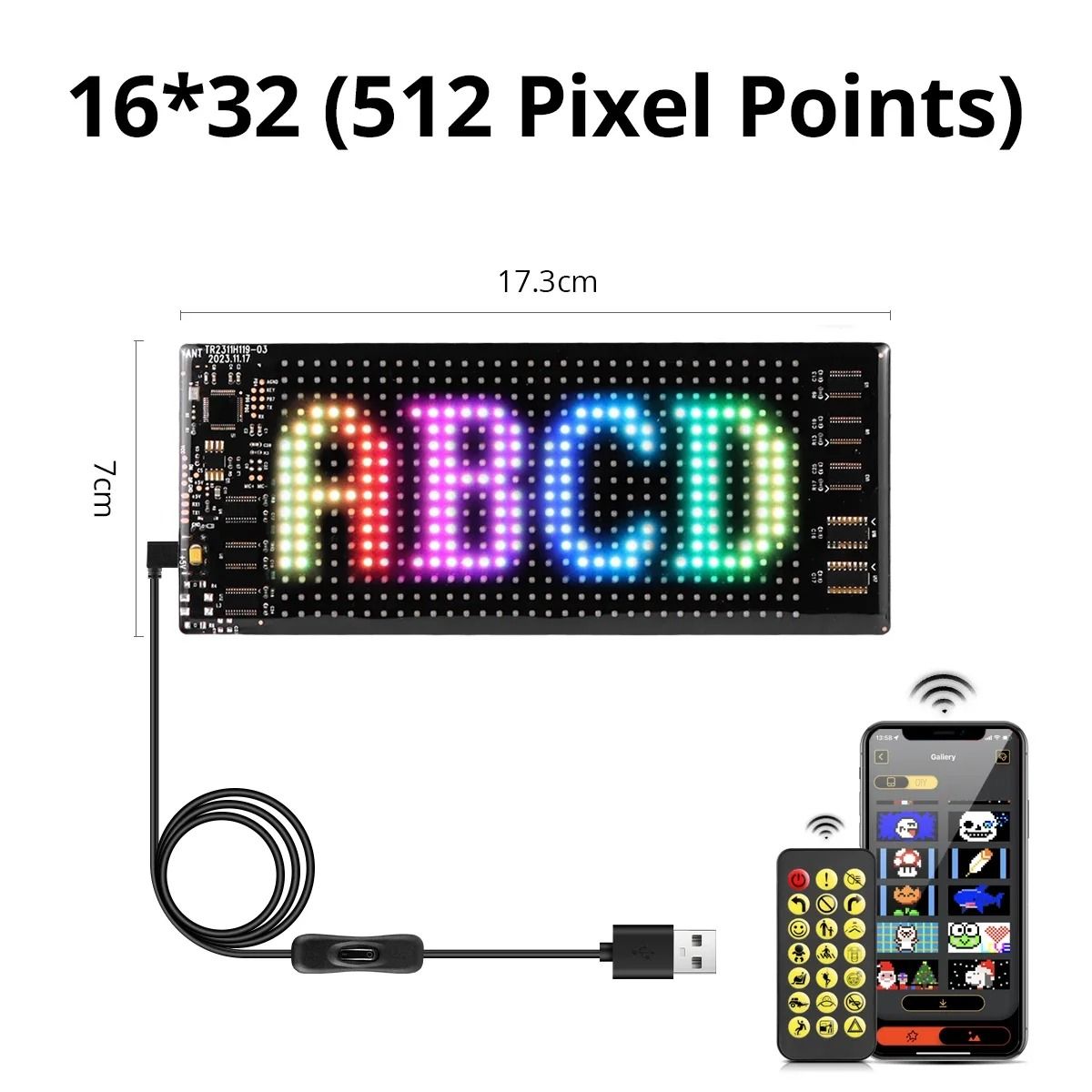 Dynamic Matrix Bluetooth LED Display