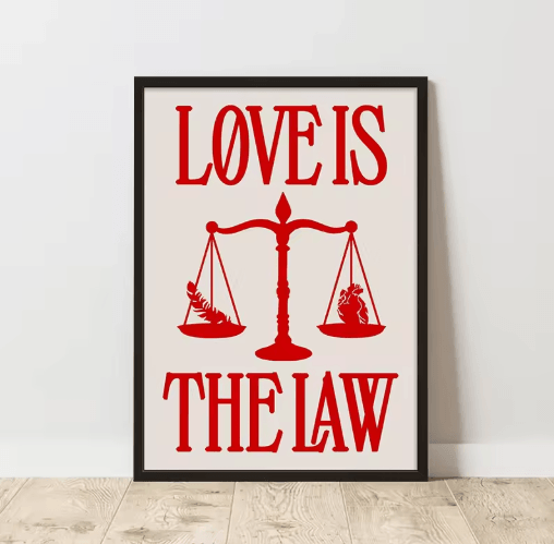 Retro Abstract Canvas Poster Frameless Modern Wall Art Decor Print