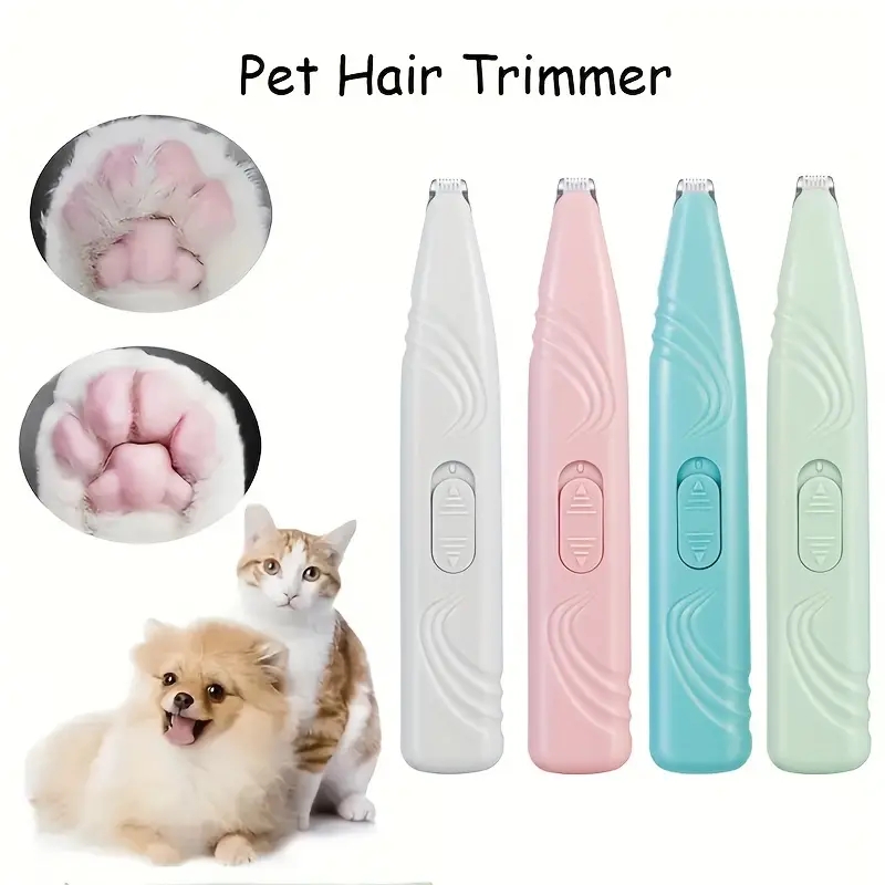 Non-Battery Pet Shaver Electric Clipper for Cats and Dogs – Ideal for Foot, Buttocks, and Eye Hair Grooming