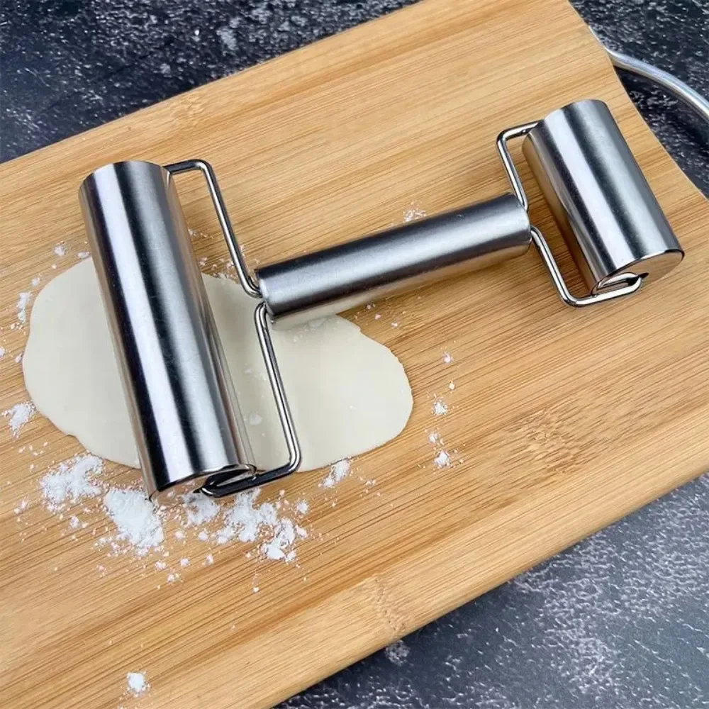 Stainless Steel Dough Roller Nonstick Rolling Pin for Baking