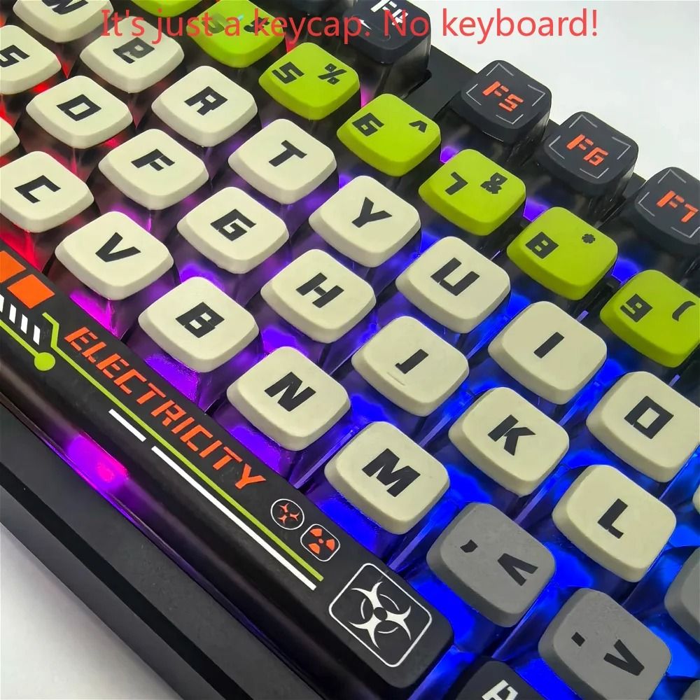 Translucent 125 Key Mechanical Keyboard Keycap Set