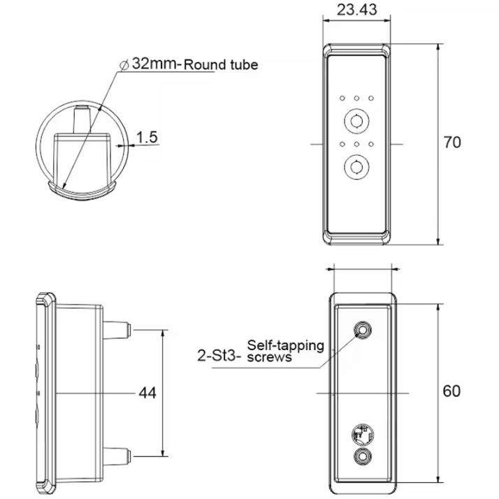 Electric Towel Rack – Heated Bathroom Towel Warmer with Thermostat Control
