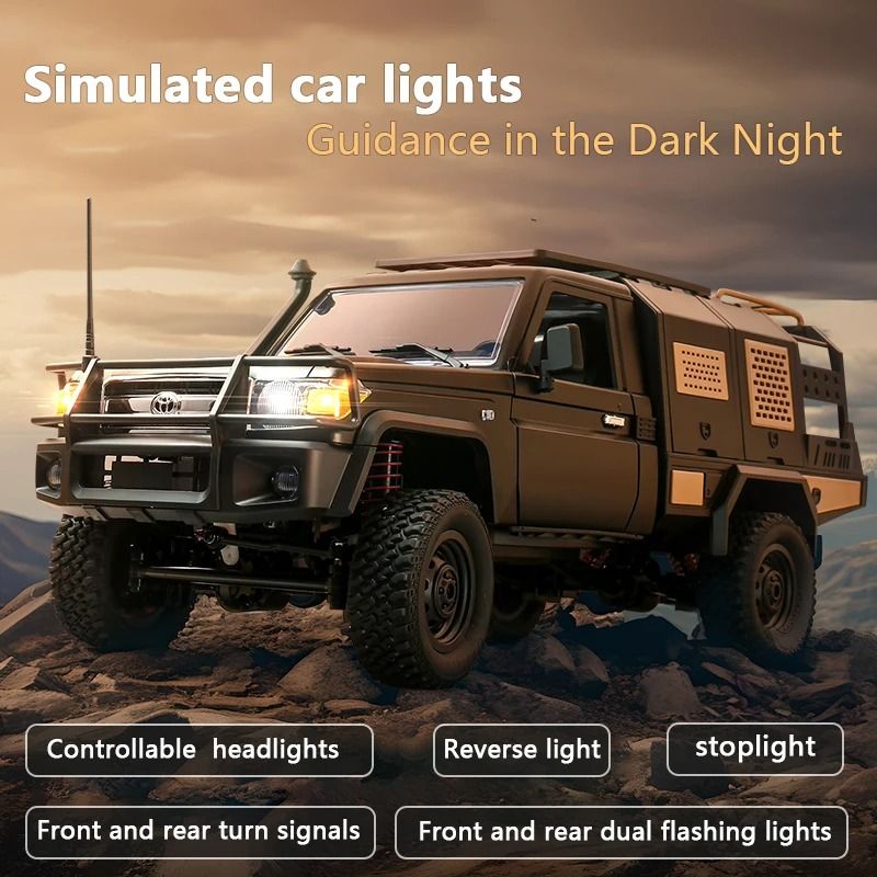 1:12 Scale 4WD RC Pickup Truck with Remote Control