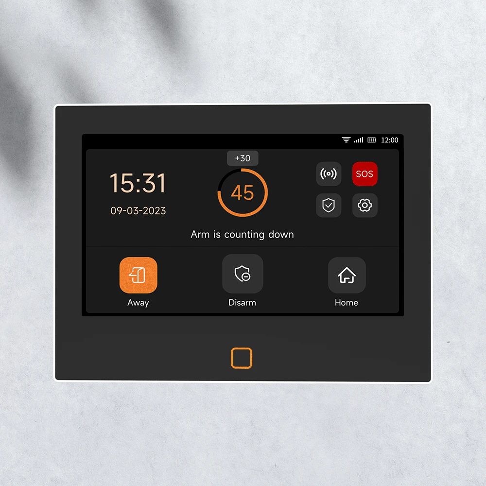 Staniot 7 inches Smart Home Alarm System – WiFi & 4G Tuya Security Kit with 120dB Siren, 5000mAh Battery, Alexa/Google
