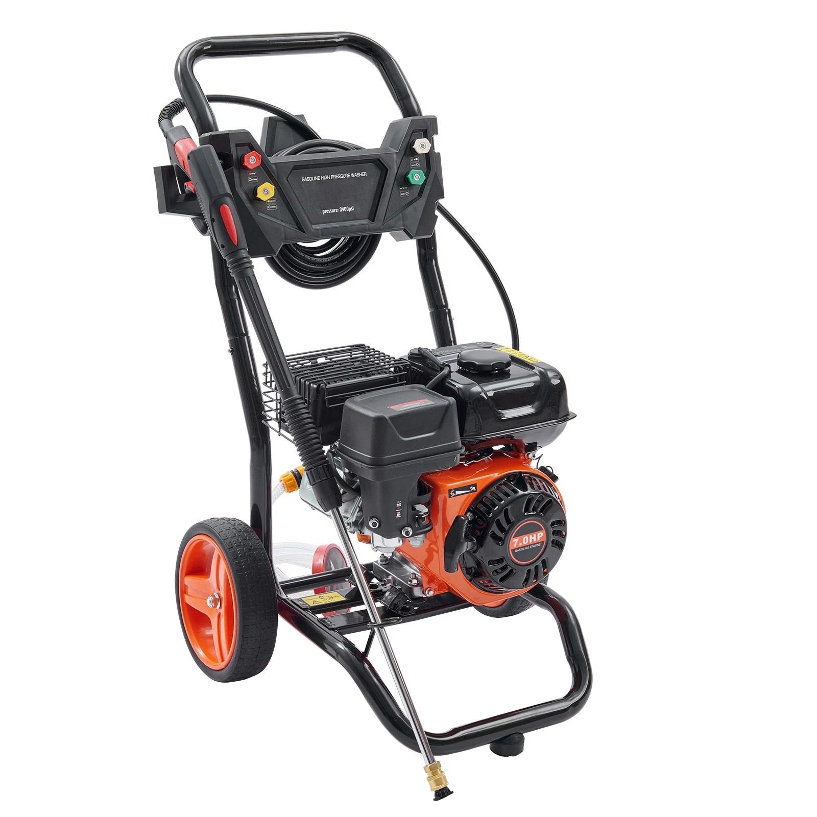 GPM Gas Pressure Washer with 5 Nozzles for Heavy Duty Outdoor Cleaning
