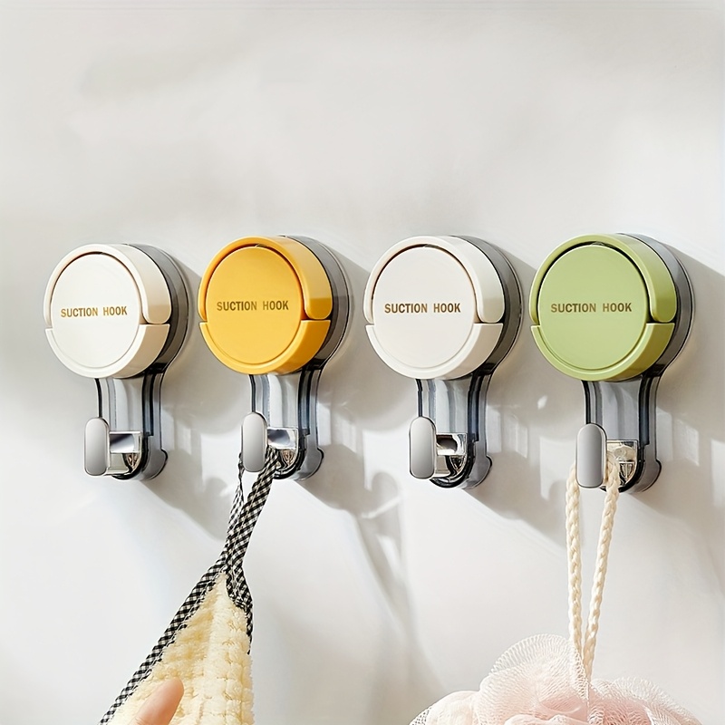 Movable Suction Cup Hook No Marks Adhesive Hook for Towel Rack in Bathroom Kitchen Wall