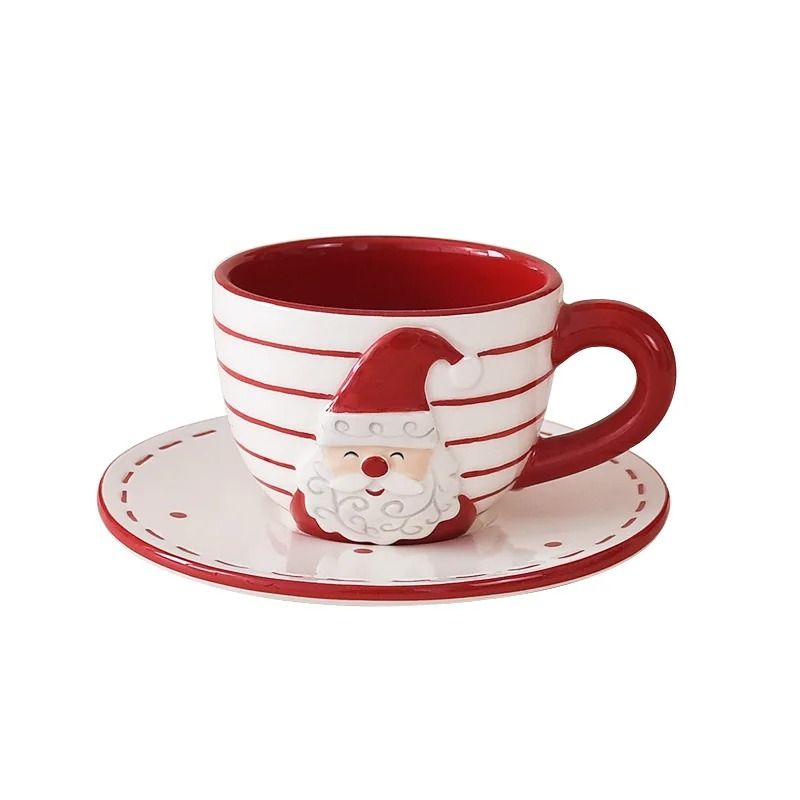 Santa Claus Ceramic Coffee Tea Set