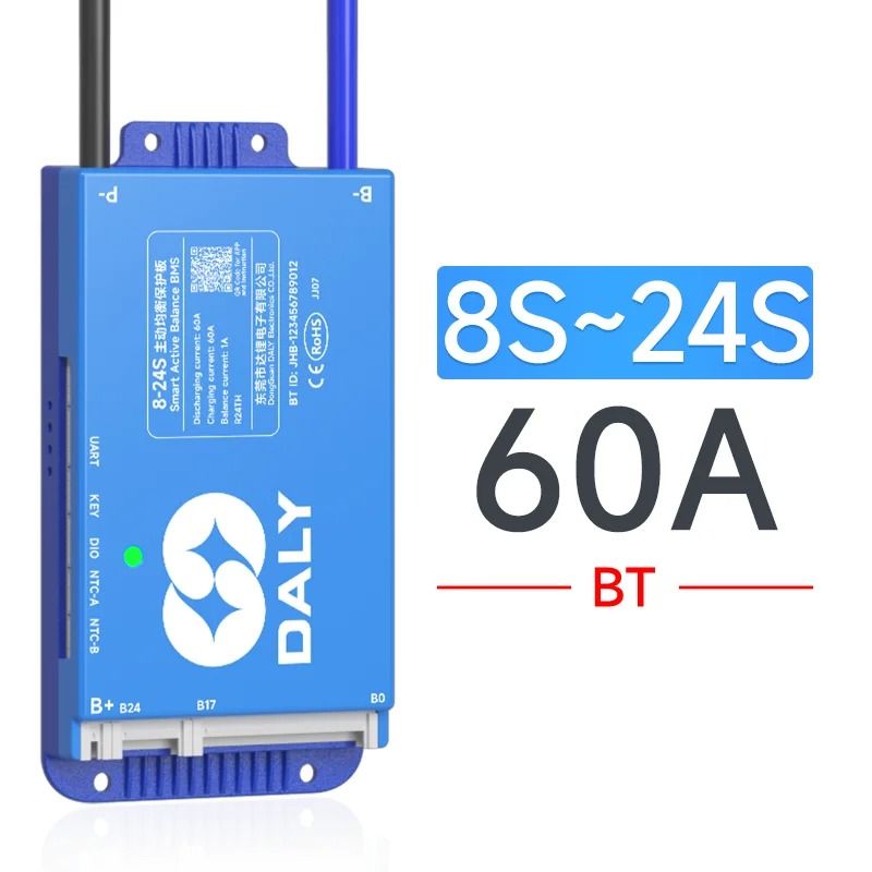 Smart BMS with Bluetooth and WiFi Active Balance Protection